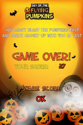 Screenshot Flying Pumpkins Screenshot Flying Pumpkins